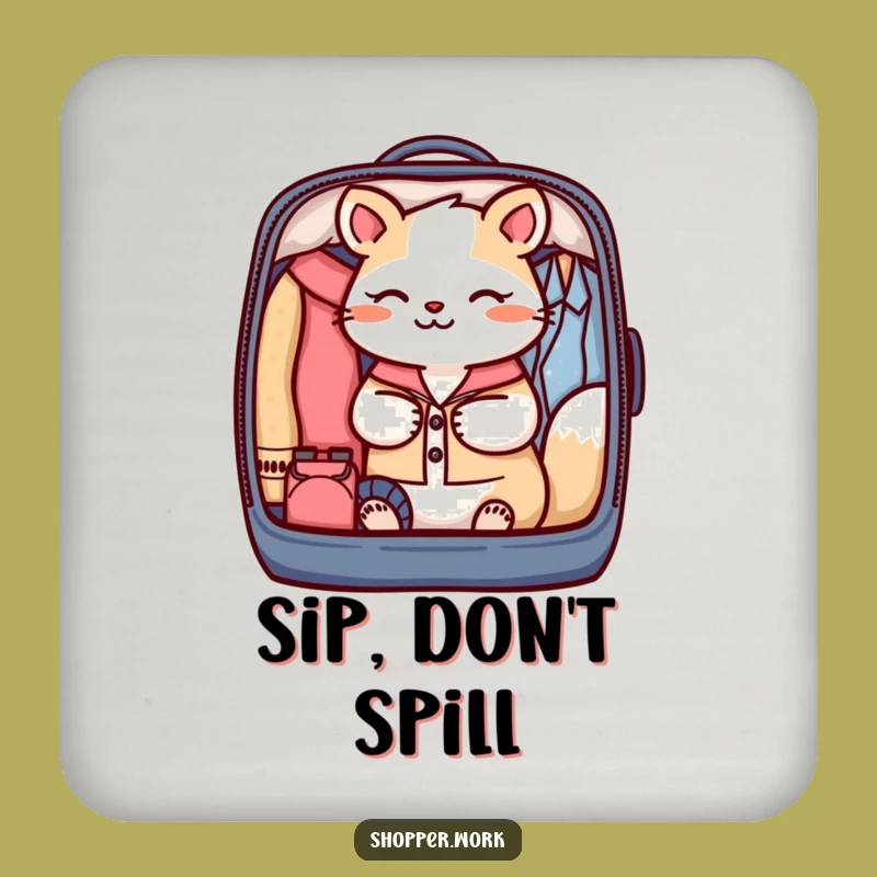 Funny Organized Traveler Coaster: Animal Packing Garment Bag