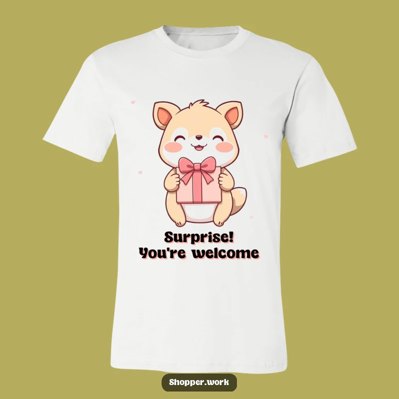 Funny Gift Giver Animal T-Shirt: Happy Animal Presents Gift, Great Funny Gift