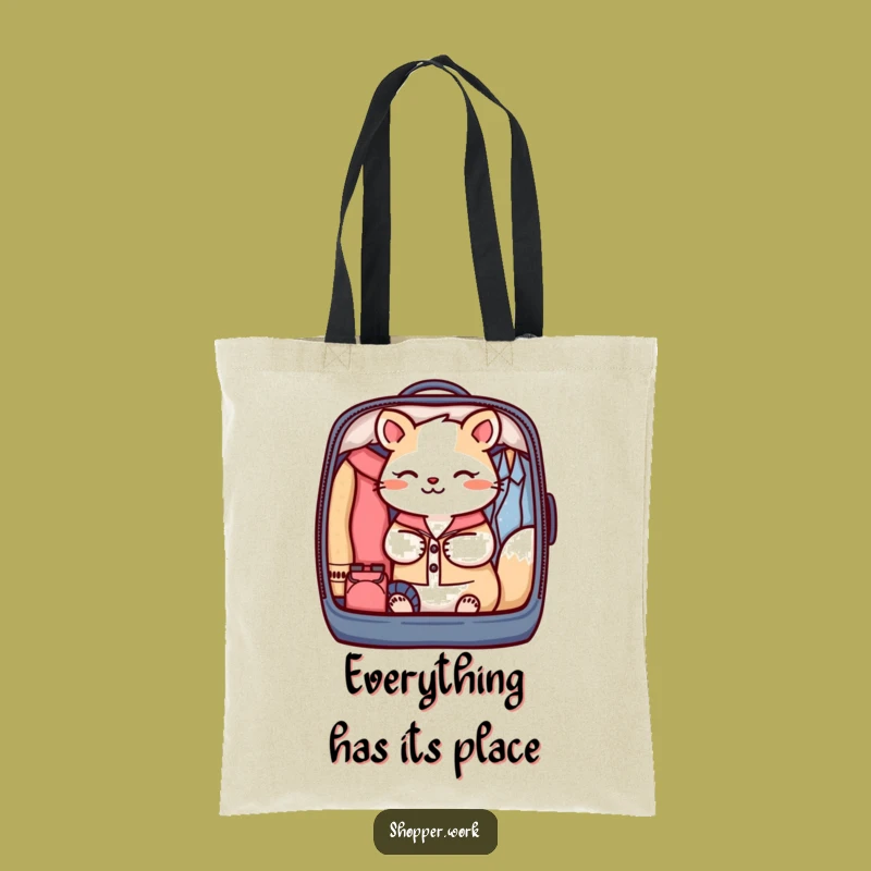 Funny Organized Traveler Tote Bag: Animal Packing Garment Bag